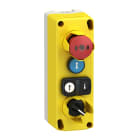 SCHNEIDER ELECTRIC - Top of car box XALF for lift inspection - 1 flush pushbutton - spring return