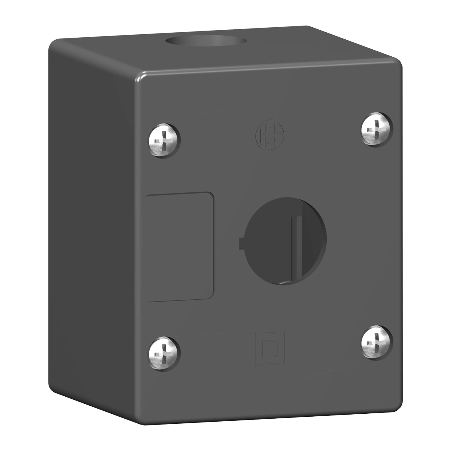 SCHNEIDER ELECTRIC - Pulsantiera vuota ambienti aggressivi - nero - 1 foro