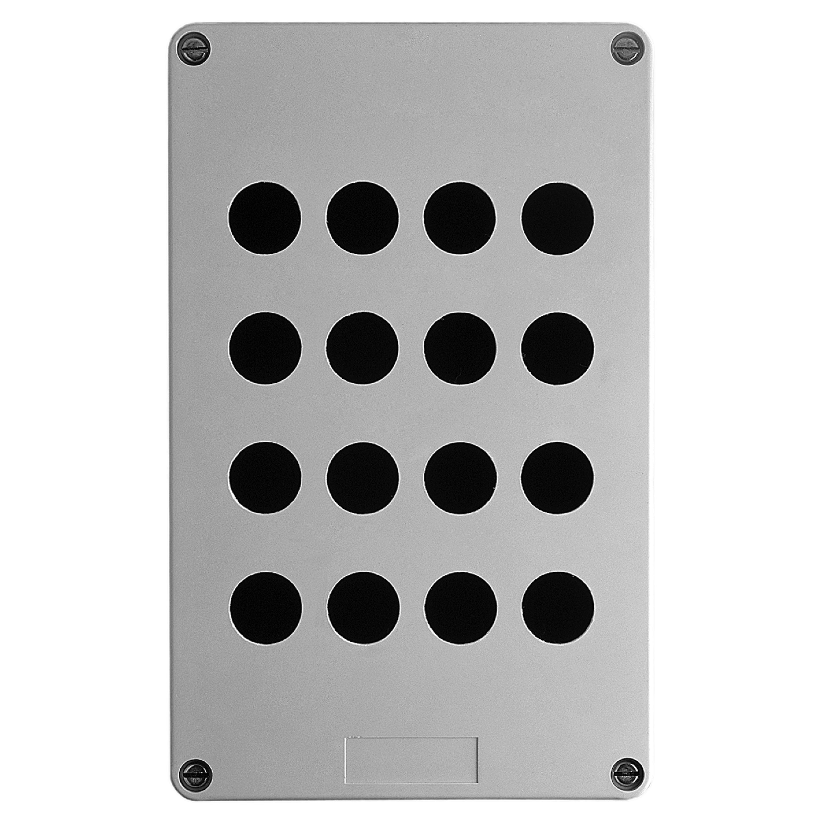SCHNEIDER ELECTRIC - Pulsantiera vuota XAP-A - plastica - 16 fori su 4 file