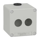 SCHNEIDER ELECTRIC - Pulsantiera in metallo grigia M20 2 fori 22MM 80X80X77 UL CSA