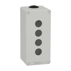SCHNEIDER ELECTRIC - Pulsantiera in metallo grigia M25 4 fori 22MM 80X175X77 UL CSA