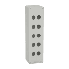 SCHNEIDER ELECTRIC - Pulsantiera in metallo grigia M32 10 fori 22MM 85X310X77 UL CSA