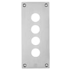 SCHNEIDER ELECTRIC - Piastra anteriore - XAP-E - metallo - 4 fori orizzontali