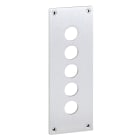 SCHNEIDER ELECTRIC - Piastra anteriore - XAP-E - metallo - 5 fori orizzontali