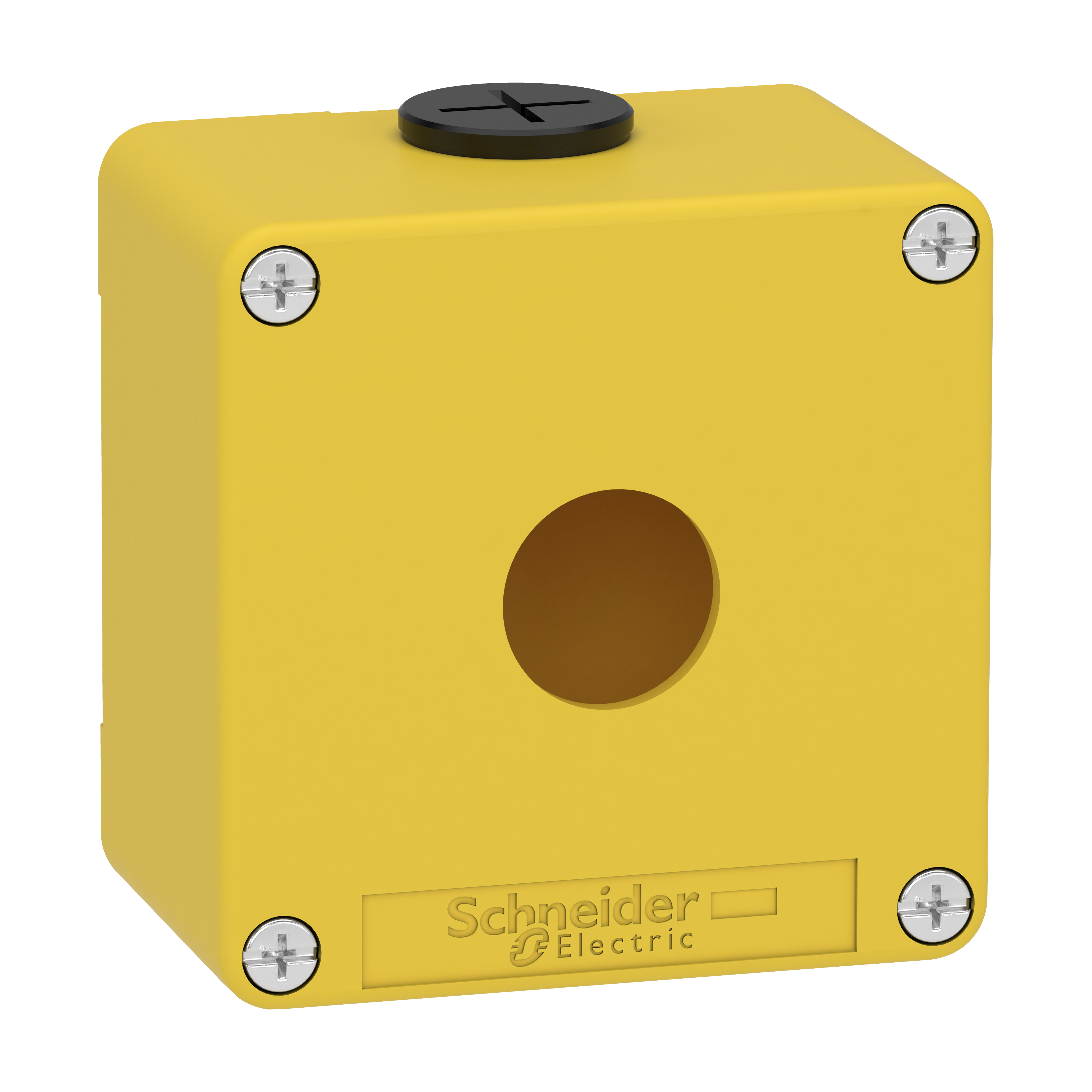 SCHNEIDER ELECTRIC - Pulsantiera gialla per arresto di emergenza M20 1 foro 22MM 80X80X51,5 UL CSA