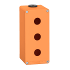 SCHNEIDER ELECTRIC - Pulsantiera vuota arancio M25 3 fori 22MM 80X175X77 UL CSA