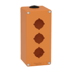 SCHNEIDER ELECTRIC - Pulsantiera vuota arancio M25 3 fori 30MM 80X175X77 UL CSA