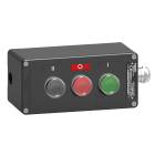 SCHNEIDER ELECTRIC - Pulsantiera - XAW-F - metallo - 1 NO - verde - tre funzioni