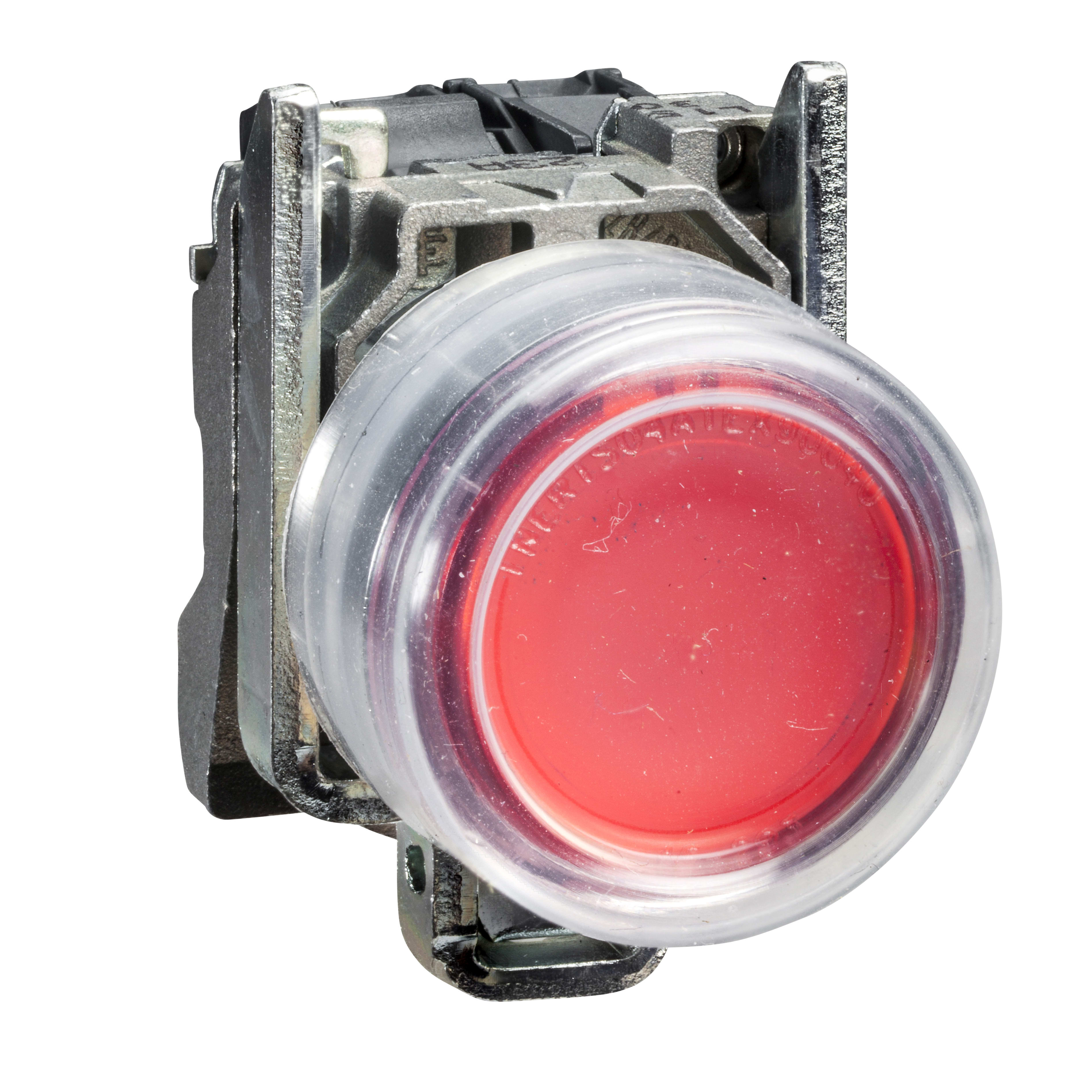 SCHNEIDER ELECTRIC - Pulsante rosso diametro 22 - ad impulso - per inserimento etichietta - 1 NC - ATEX