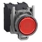 SCHNEIDER ELECTRIC - Pulsante luminoso rosso con cappuccio ATEX 24..240V