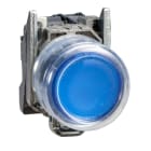 SCHNEIDER ELECTRIC - Pulsante luminoso blu diametro 22 - 24V - ATEX