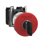 SCHNEIDER ELECTRIC - Pulsante di emergenza rosso diametro 22 - testa a fungo diametro 40 - sblocco a chiave - ATEX