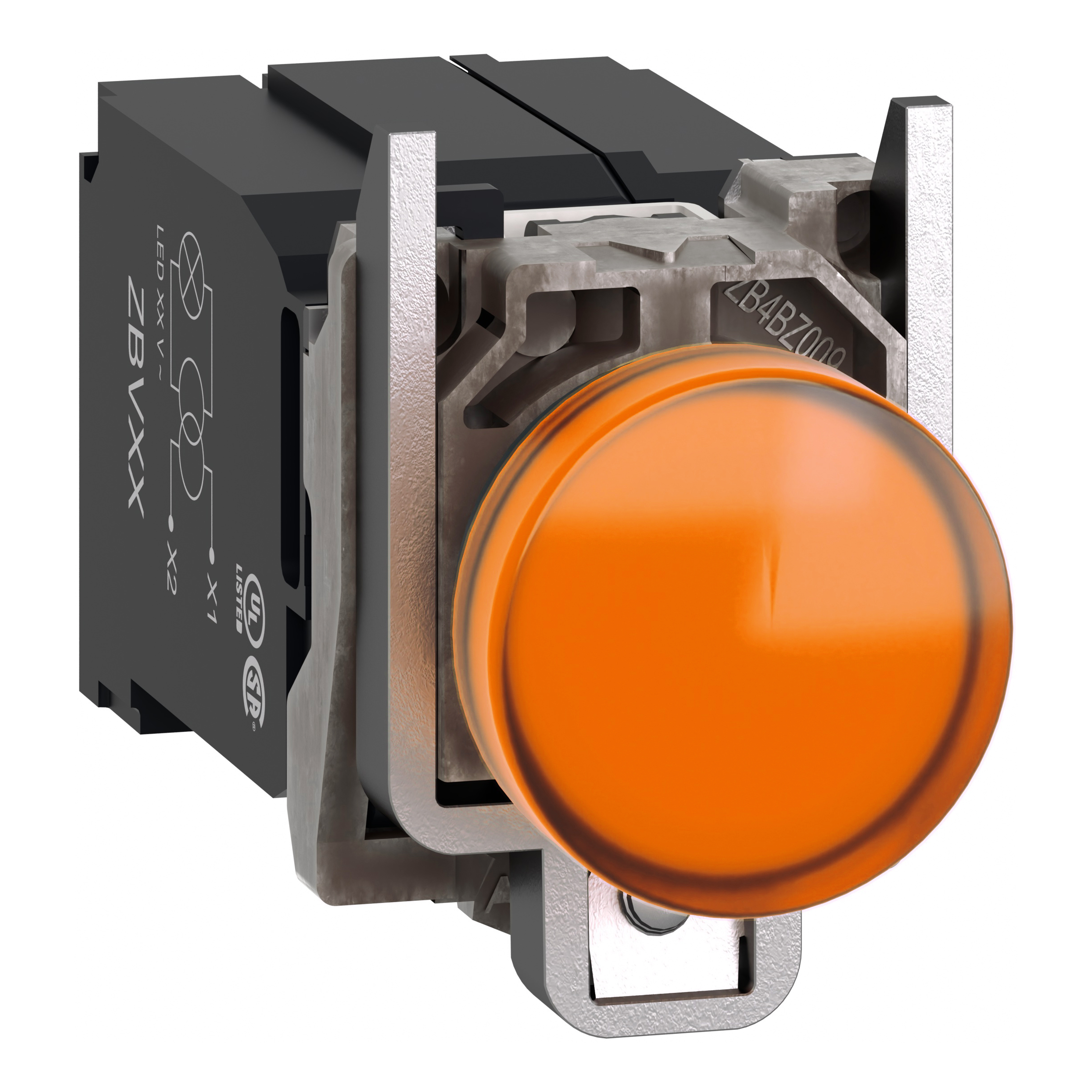 SCHNEIDER ELECTRIC - Lampada spia completa verde diametro 22 con LED universale 400 Vac