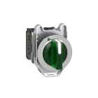 SCHNEIDER ELECTRIC - Selettore luminoso verde filopannello 3 posizioni fisse 230VAC 1NO+1NC- LED universale- diametro 30
