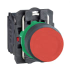 SCHNEIDER ELECTRIC - Pulsante rosso diametro 22 - sporgente ad impulso - 1 NC