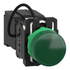 SCHNEIDER ELECTRIC - Lampada spia completa verde diametro 22 con LED universale 400V