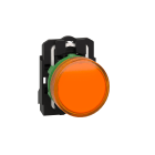 SCHNEIDER ELECTRIC - Lampada spia completa diametro 22 - IP65 - gialla - LED universale - 24Vac-dc