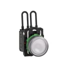 SCHNEIDER ELECTRIC - Pulsante di test lampada spia bianca 24Vac-dc- diametro 22