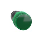 SCHNEIDER ELECTRIC - Lampada spia monoblocco verde diametro 22 con led integrato 24 V
