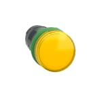 SCHNEIDER ELECTRIC - Lampada spia monoblocco gialla diametro 22 con LED integrato 110-120 Vac
