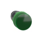 SCHNEIDER ELECTRIC - Lampada spia monoblocco verde diametro 22 con LED integrato 230Vac