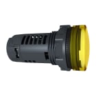 SCHNEIDER ELECTRIC - Lampada spia monoblocco gialla diametro 22 con LED integrato 230Vac