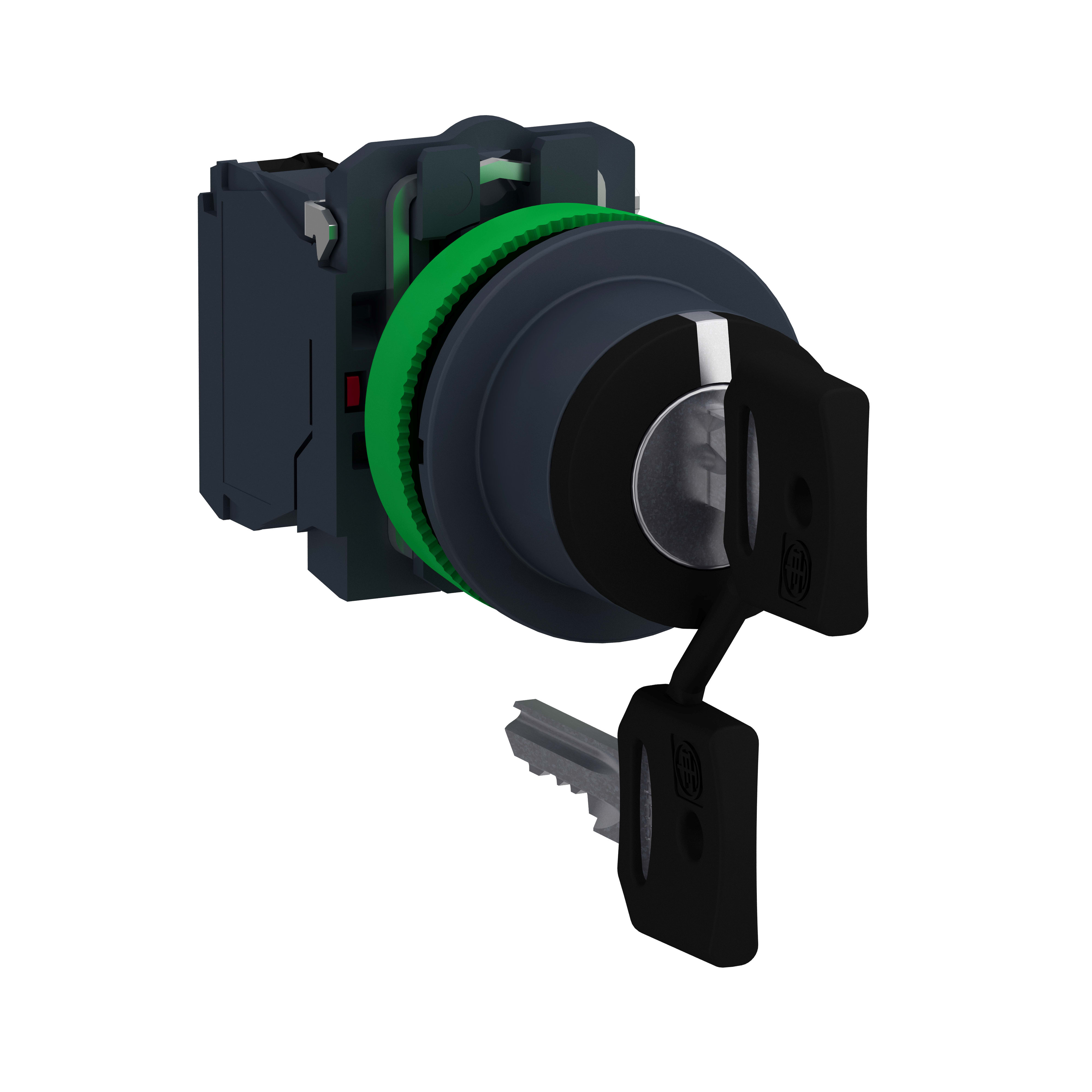 SCHNEIDER ELECTRIC - Selettore a chiave 3 pos.fisse filopannello diametro 30 2NO