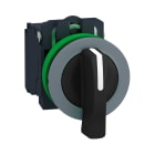 SCHNEIDER ELECTRIC - Selettore a leva 3pos.- filopannello - 2NO - ghiera grigia- diametro 30