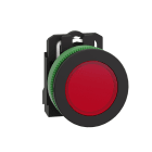 SCHNEIDER ELECTRIC - Harmony XB5, lampada spia rossa Antimicrobico filopannello diametro 30, 24Vac-dc, in plastica, con LED universale