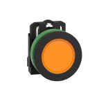 SCHNEIDER ELECTRIC - Harmony XB5, lampada spia arancione Antimicrobico filopannello diametro 30, 24Vac-dc, in plastica, con LED universale