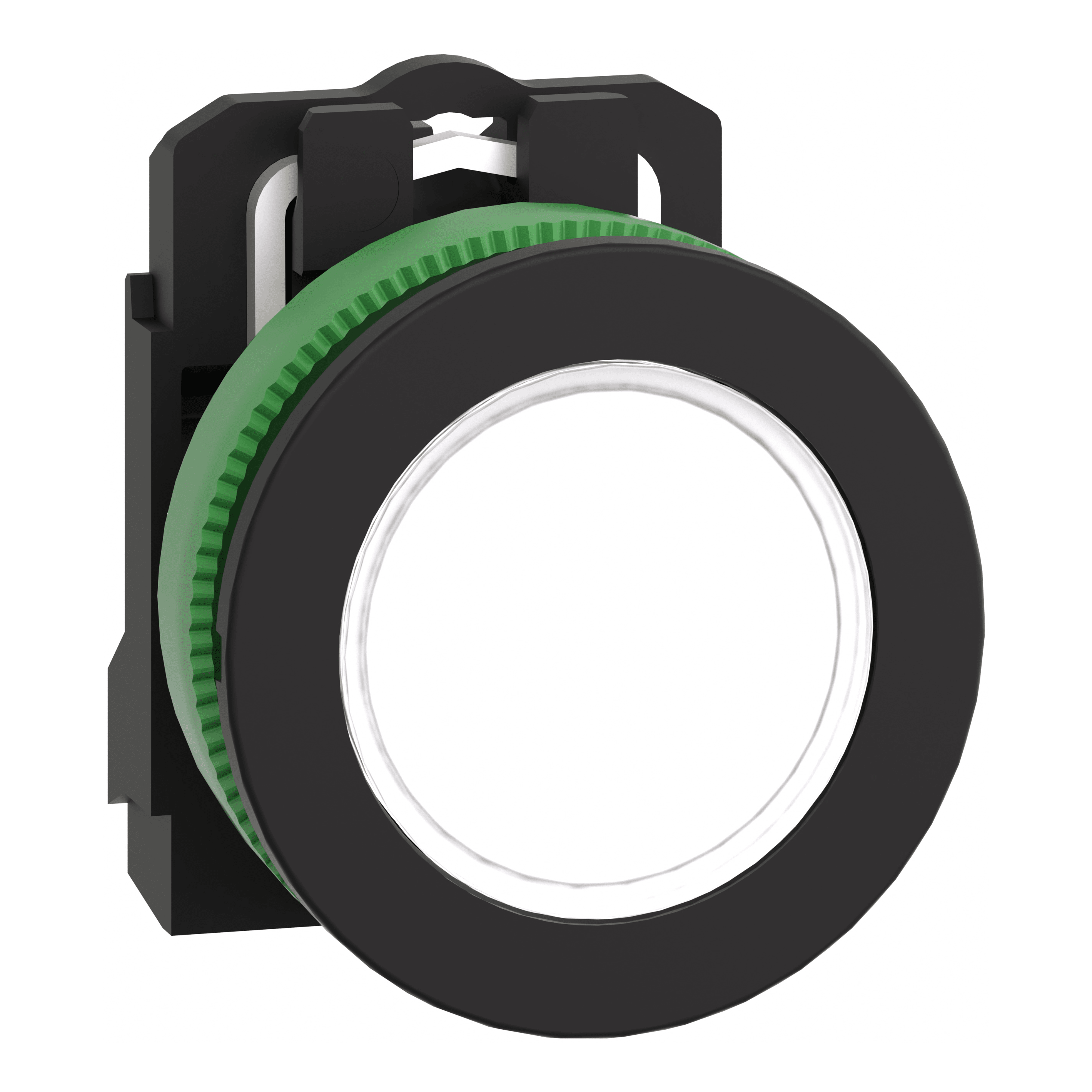 SCHNEIDER ELECTRIC - Harmony XB5, lampada spia bianca Antimicrobico filopannello diametro 30, 120Vac, in plastica, con LED universale