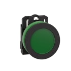 SCHNEIDER ELECTRIC - Harmony XB5, lampada spia verde Antimicrobico filopannello diametro 30, 230Vac, in plastica, con LED universale