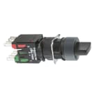 SCHNEIDER ELECTRIC - Selettore nero diametro 16 - leva - 3 posizioni - 1NO+1NC