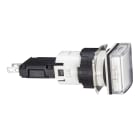 SCHNEIDER ELECTRIC - Lampada spia quadrata diametro 16 - IP65 - bianca - LED integrato - 24V