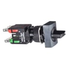 SCHNEIDER ELECTRIC - Selettore nero diametro 16 - leva - 2 posizioni - 1NO+1NC
