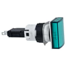 SCHNEIDER ELECTRIC - Lampada spia rettangolare diametro 16 - IP65 - verde - LED integrato - 24V