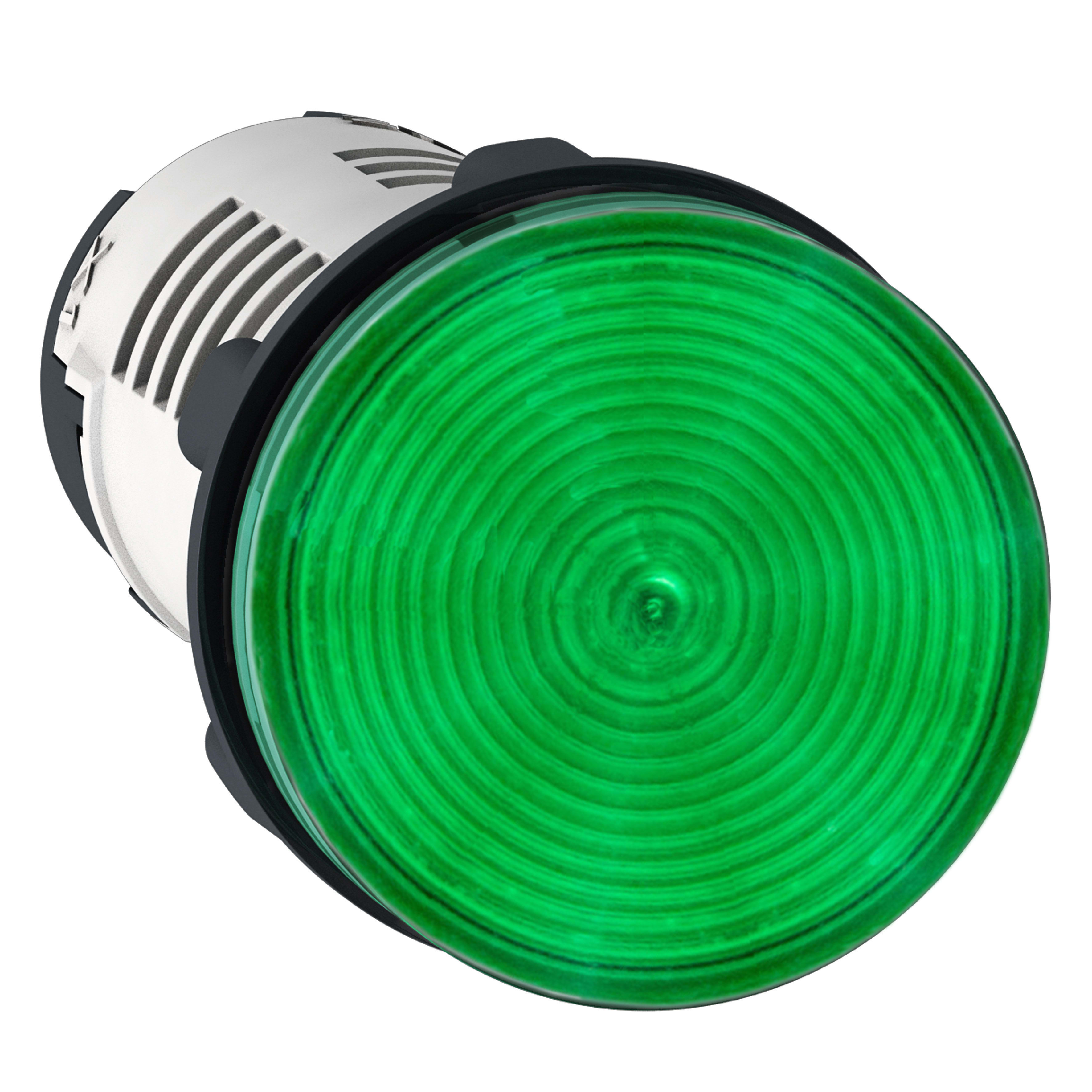 SCHNEIDER ELECTRIC - Lampada spia diametro 22 - verde - LED INTEGRATO - 24V