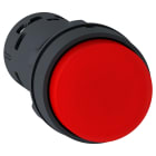 SCHNEIDER ELECTRIC - Pulsante ad impulso sporgente rosso - NO + NC