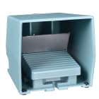 SCHNEIDER ELECTRIC - Interruttore a pedale singolo XPE-M c-protezione metallo blu - 2NC+2NO