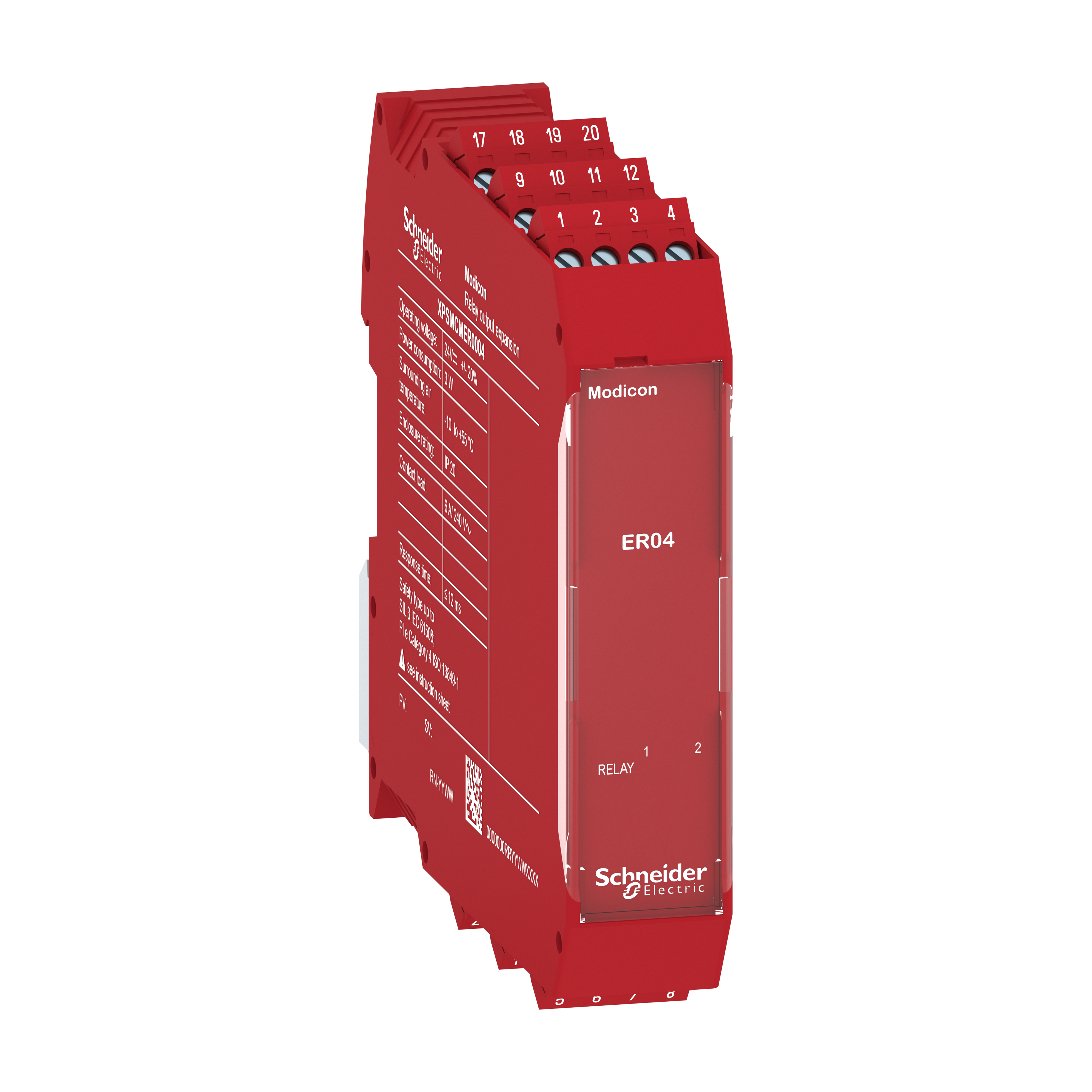 SCHNEIDER ELECTRIC - Modulo di espansione di sicurezza con cablaggio esterno 4 uscite a relè m.vite