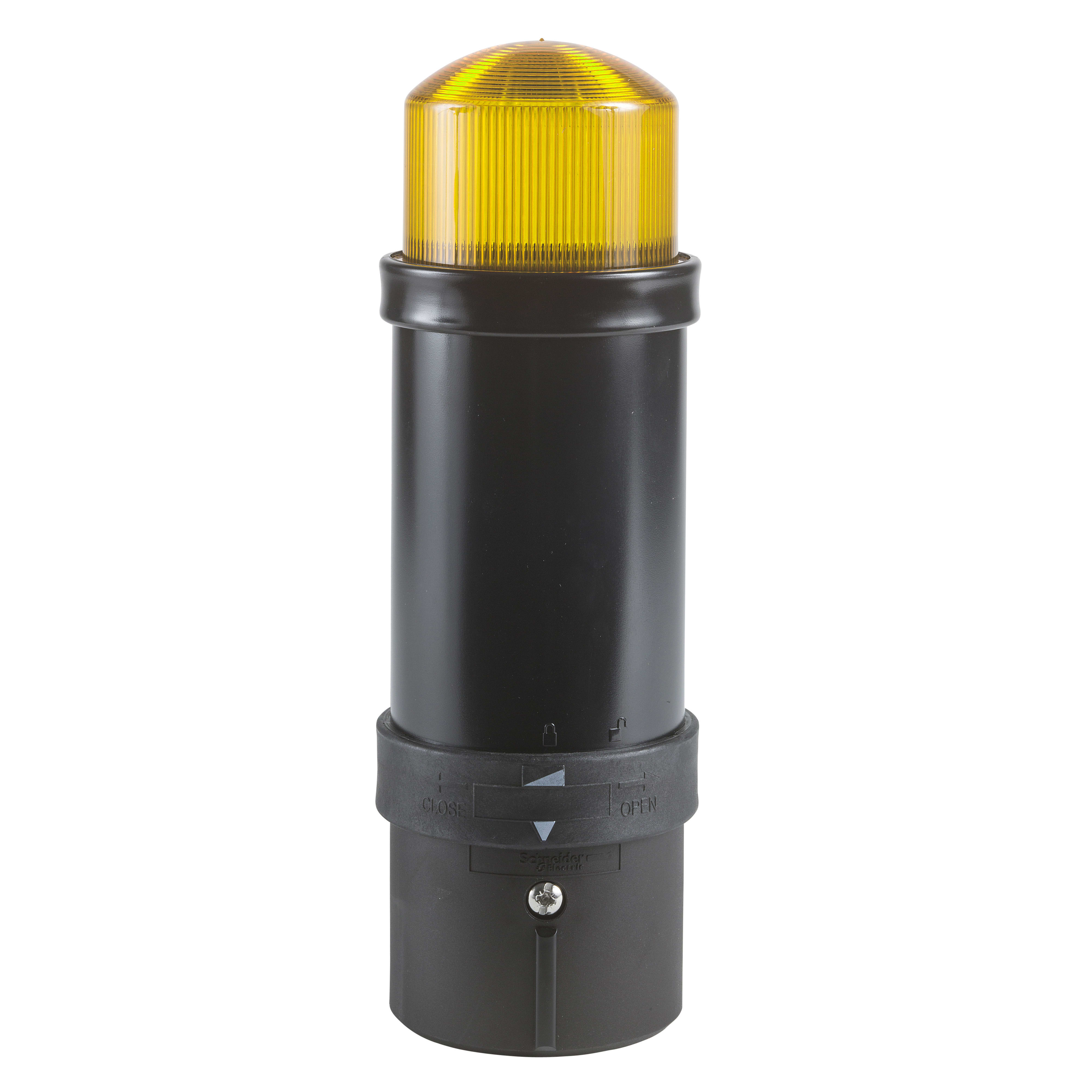 SCHNEIDER ELECTRIC - Colonna luminosa GIALLO 5 J XVD - tubo flash - 24 VAC-CD - IP 65