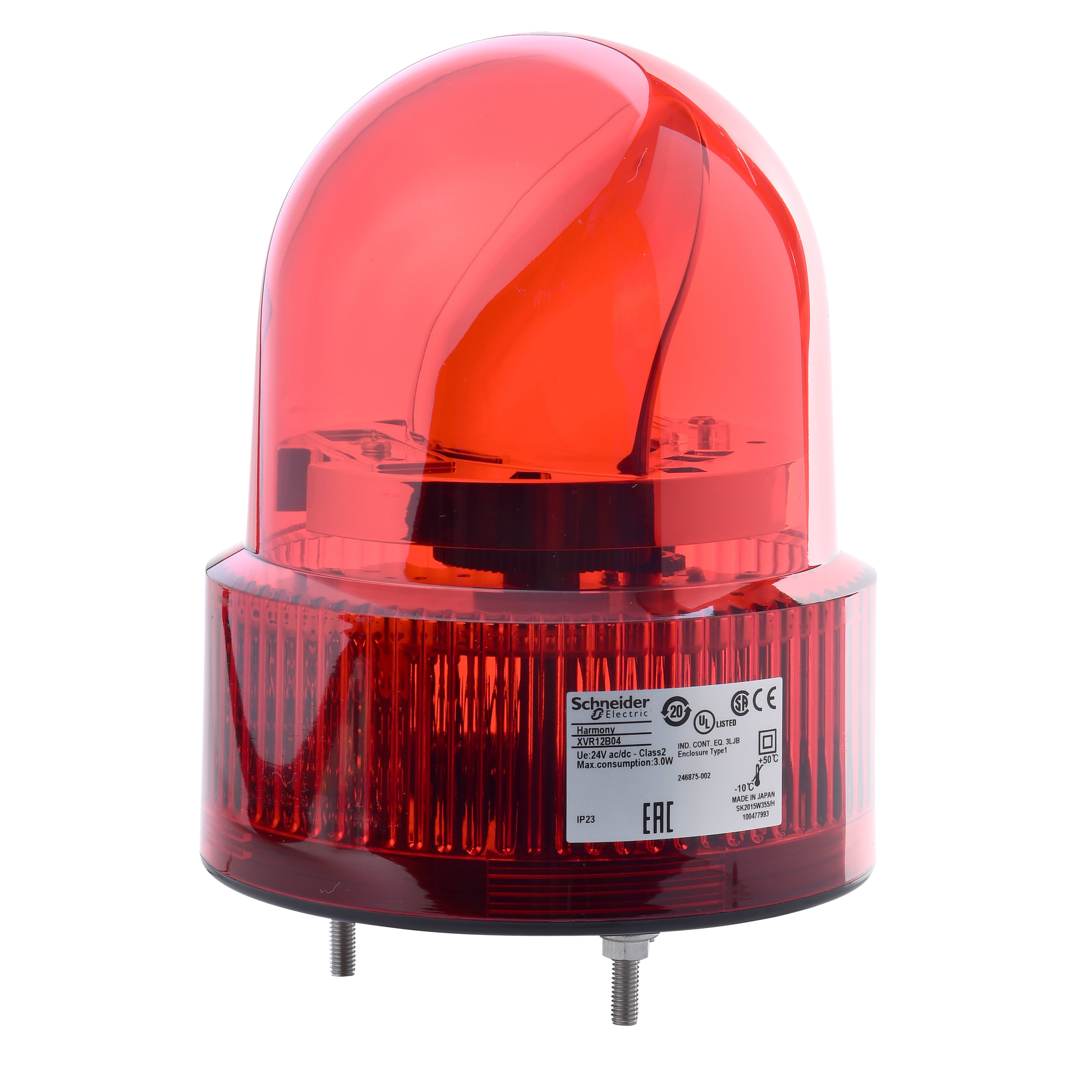 SCHNEIDER ELECTRIC - Dispositivo a luce rotante 120mm rosso 24 VAC-VDC