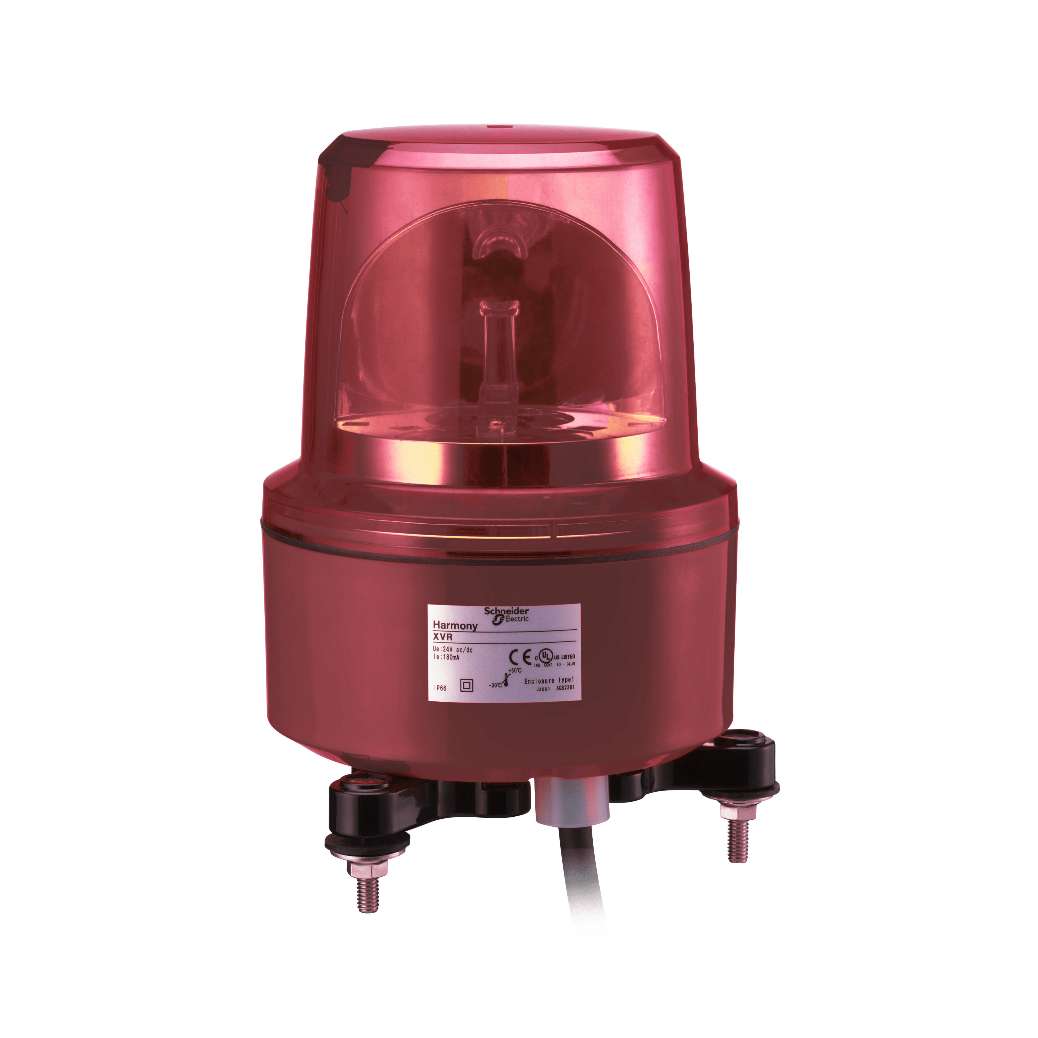 SCHNEIDER ELECTRIC - Dispositivo a luce rotante 1 diametro 30 rosso 24 VAC-VDC IP67