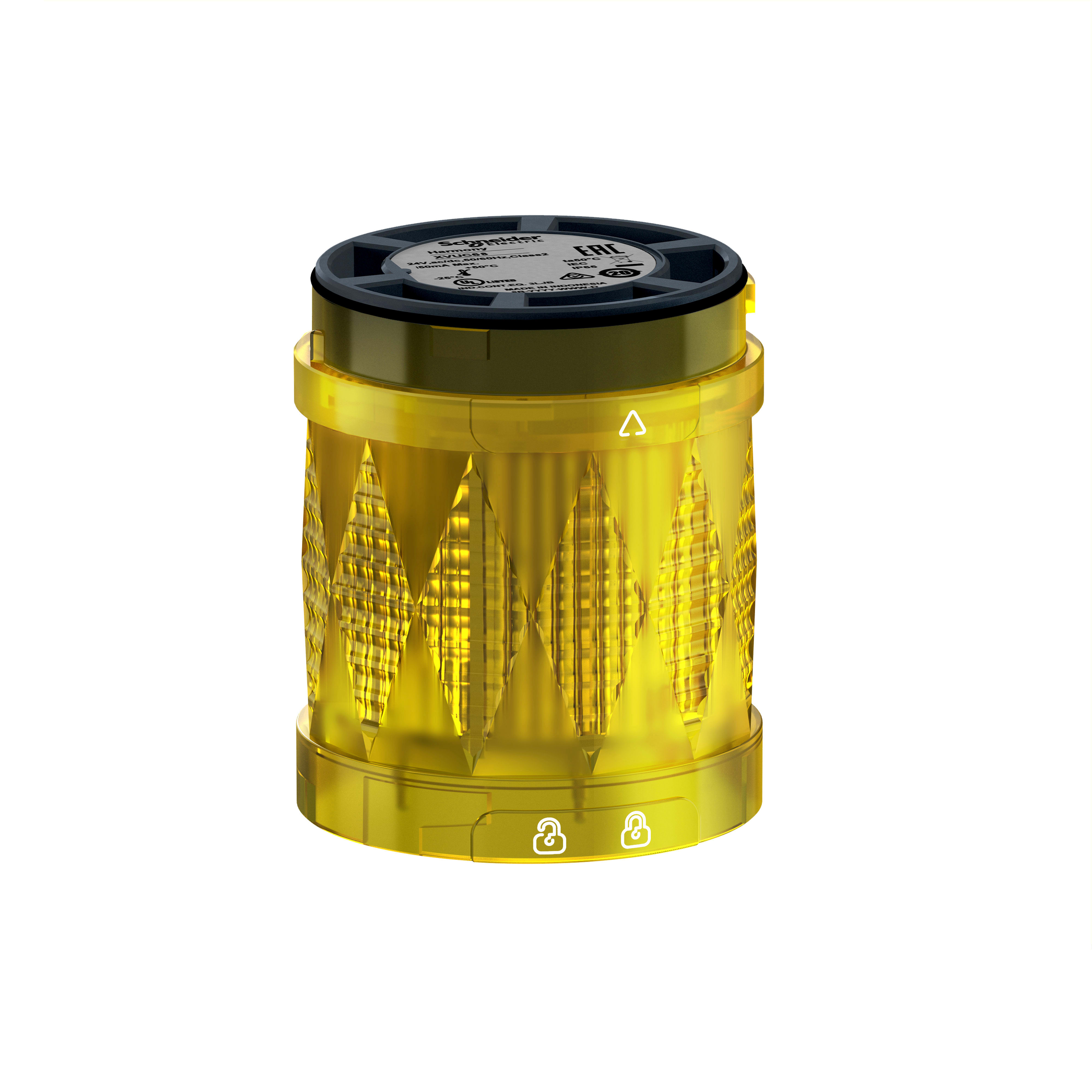 SCHNEIDER ELECTRIC - diametro 60 mm illuminated LED unit - high flashing - Yellow - IP65 - 24 V AC-DC