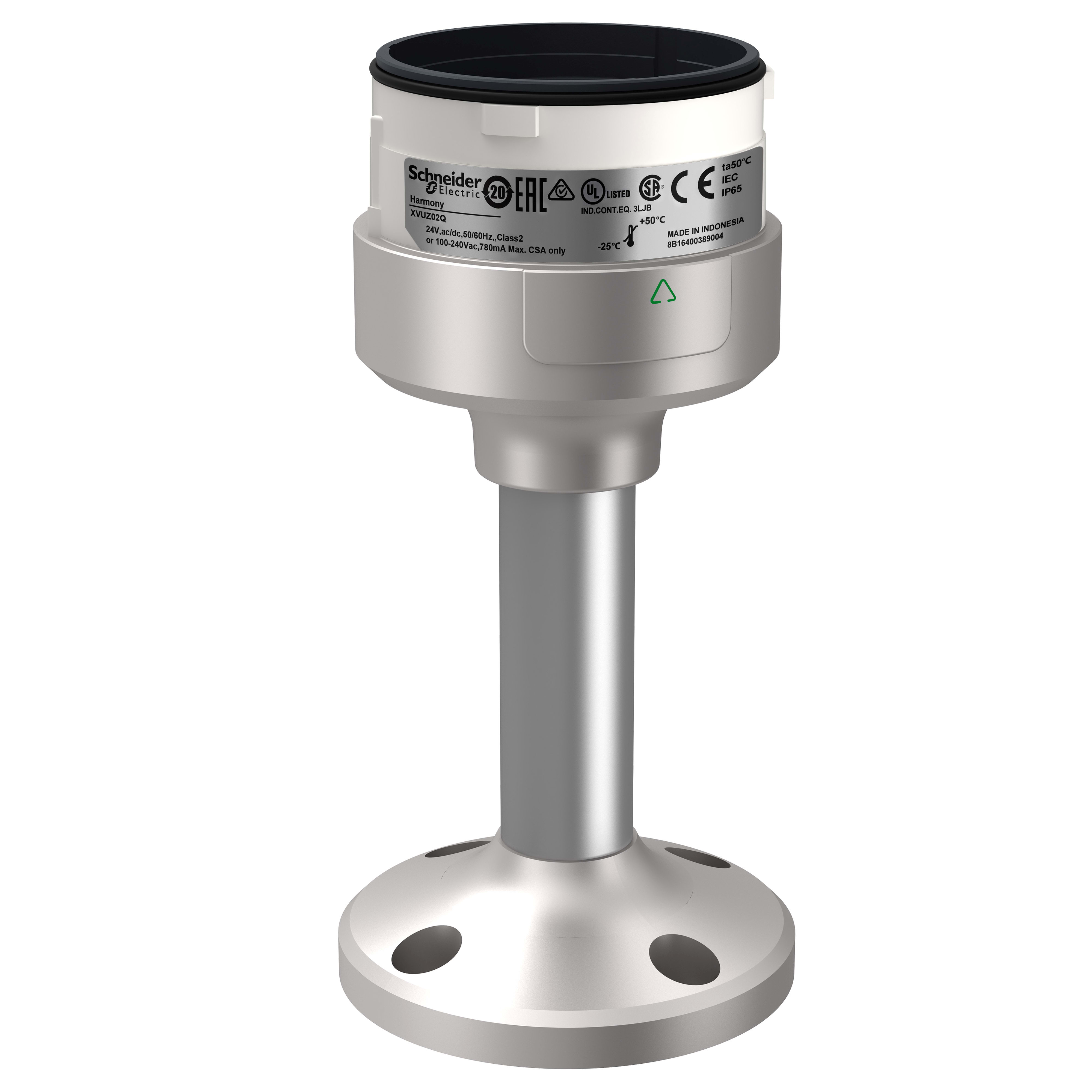 SCHNEIDER ELECTRIC - Zoccolo + tubo 100mm - argento