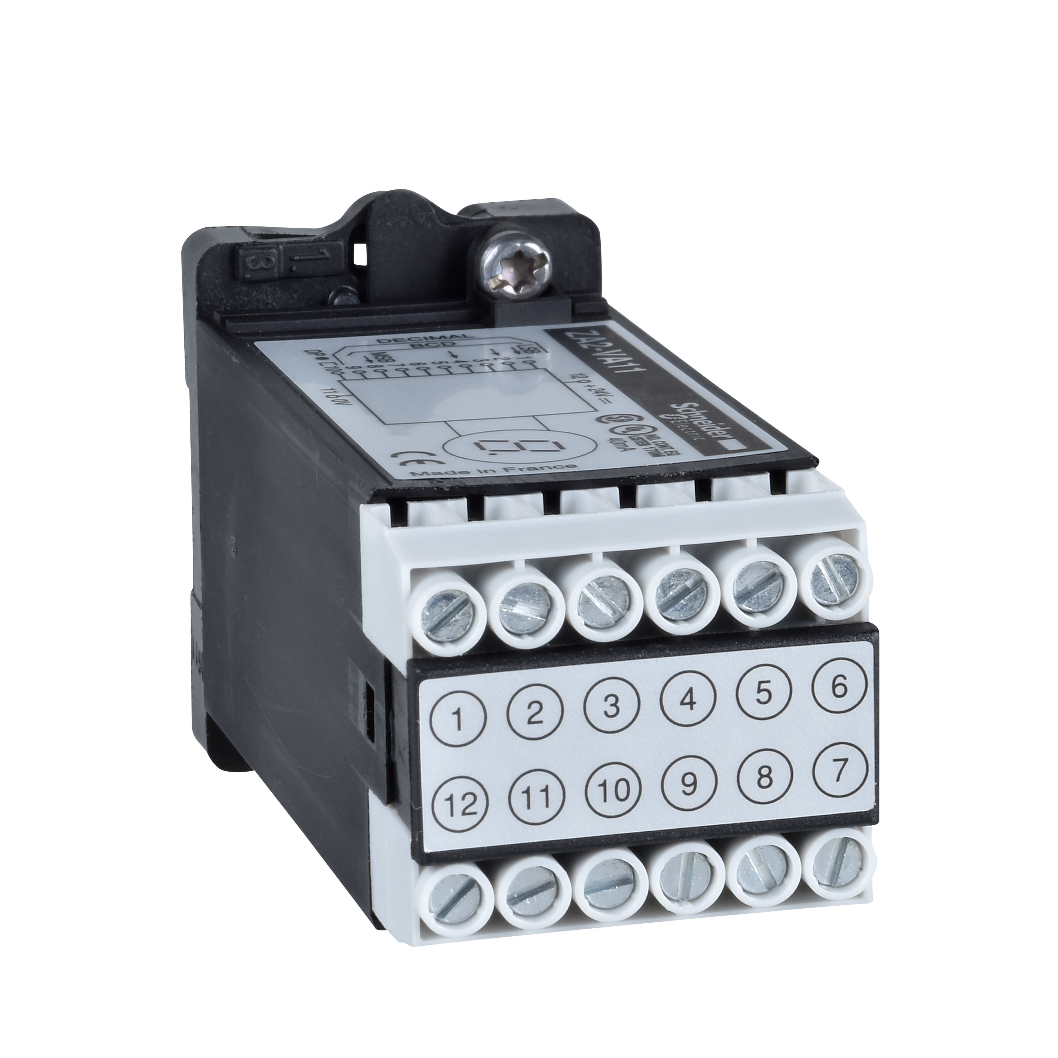 SCHNEIDER ELECTRIC - Corpo per display numerico diametro 22 - DECIMALE + BCD