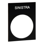 SCHNEIDER ELECTRIC - Targhetta SINISTRA