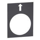 SCHNEIDER ELECTRIC - Etichetta - 30 x 40mm - nera - sx o lento