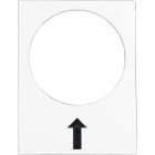 SCHNEIDER ELECTRIC - Etichetta - 30 x 40mm - bianca - dx, lento