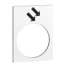 SCHNEIDER ELECTRIC - Etichetta - 30×40mm - bianco - avanti, veloce